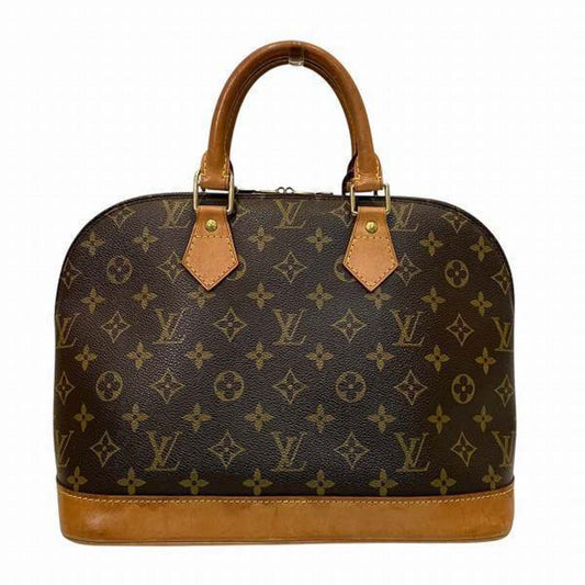 Louis Vuitton Alma, Brown, Canvas, handbag
