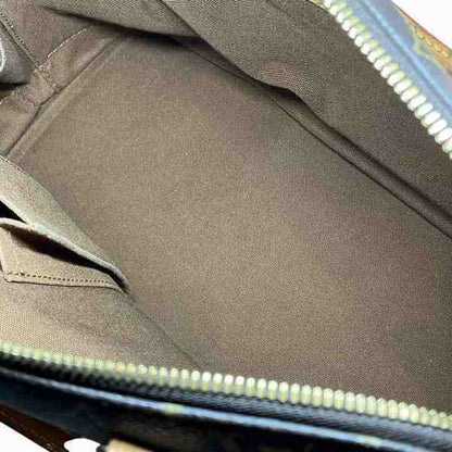 Louis Vuitton Alma, Brown, Canvas, handbag
