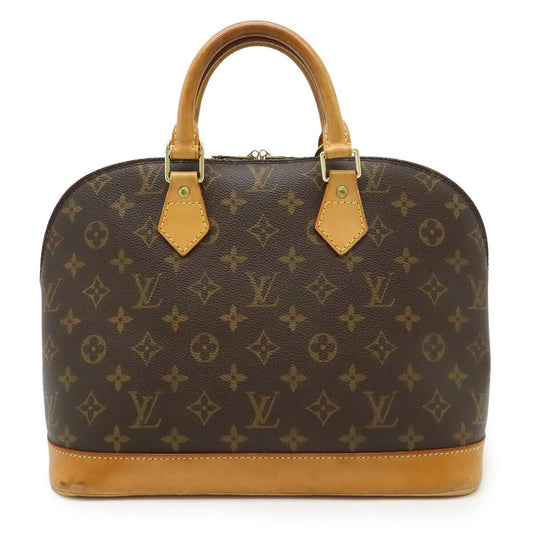 Louis Vuitton Alma, Brown, Canvas, handbag