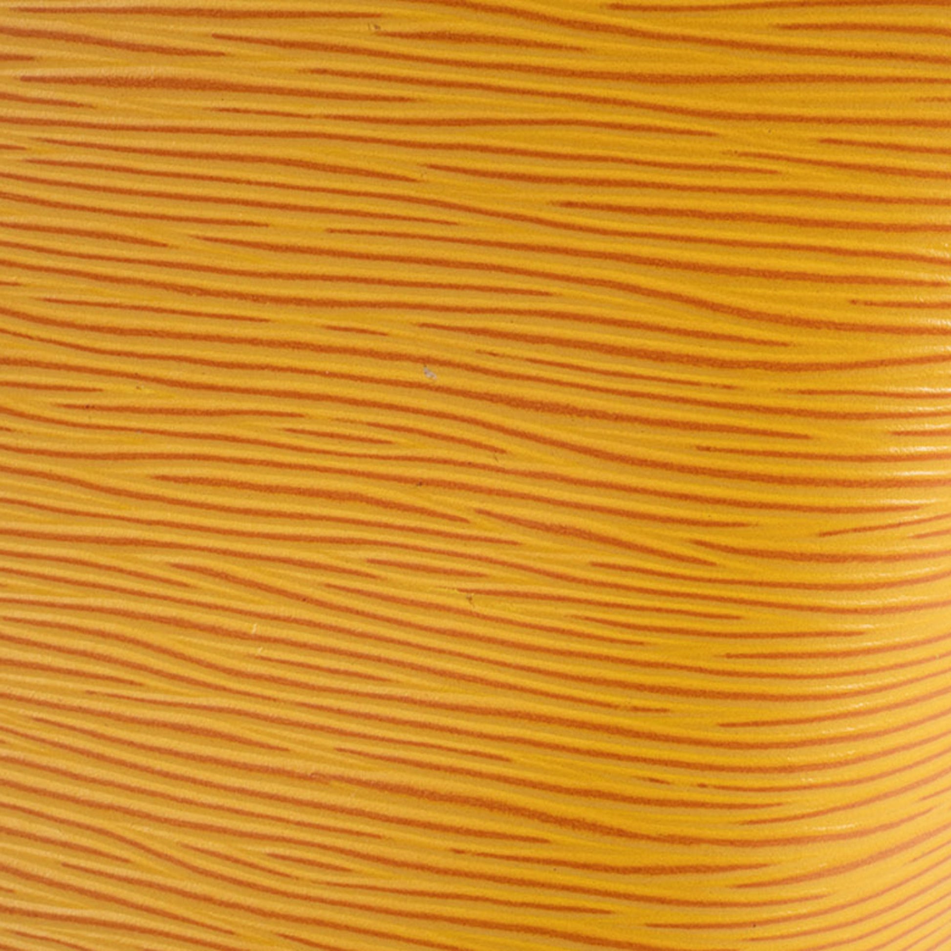 Louis Vuitton Alma, Yellow, Leather, handbag