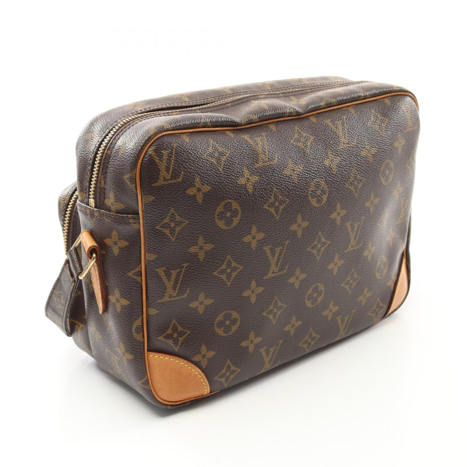 Louis Vuitton, Brown, Leather, shoulder