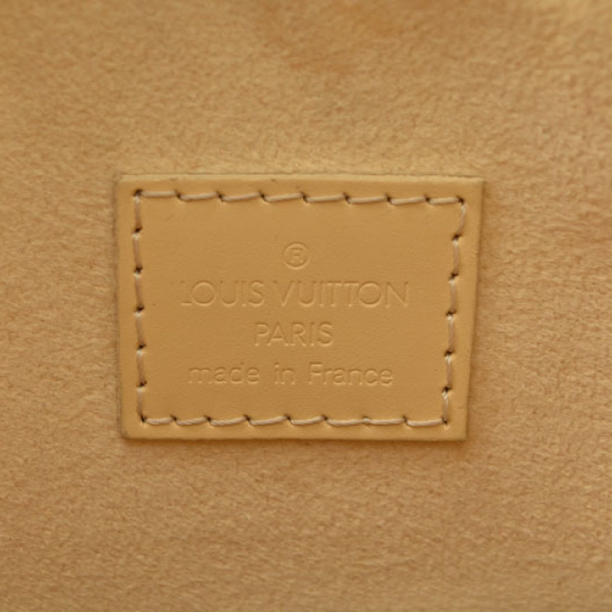 Louis Vuitton Jasmin, Yellow, Leather, handbag