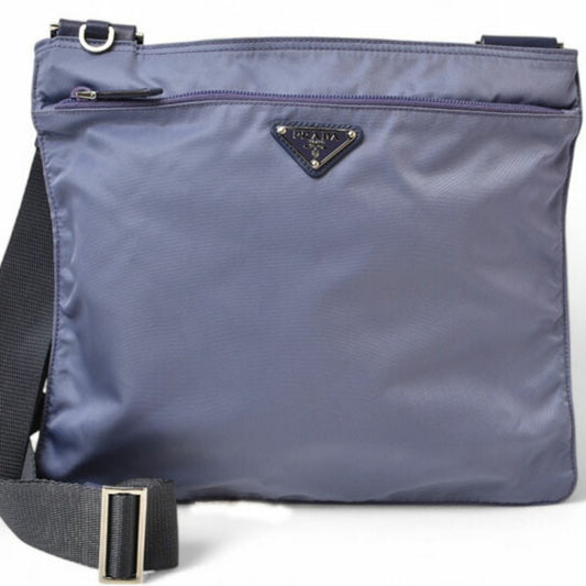 Prada Tessuto, Purple, NYLON, shoulder