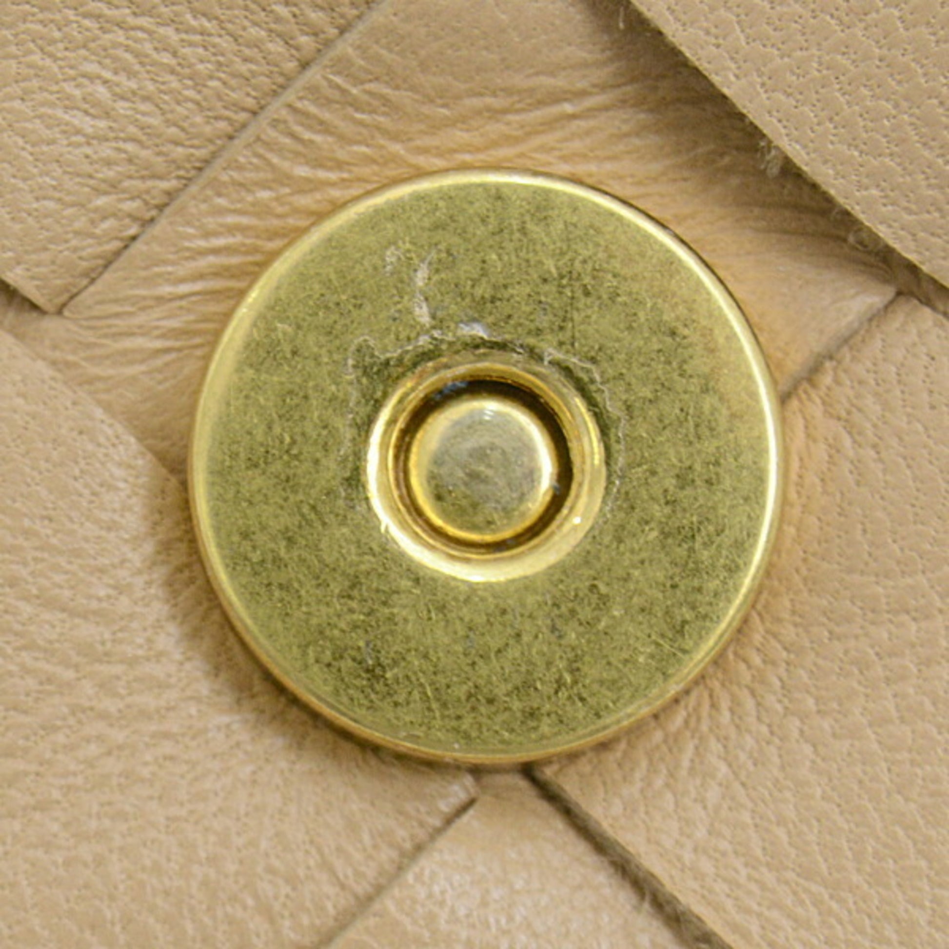 Bottega Veneta Intrecciato, Beige, Leather, shoulder