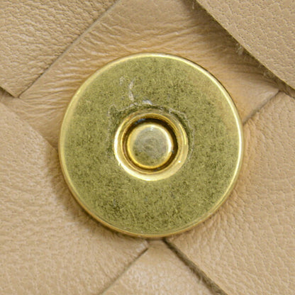 Bottega Veneta Intrecciato, Beige, Leather, shoulder