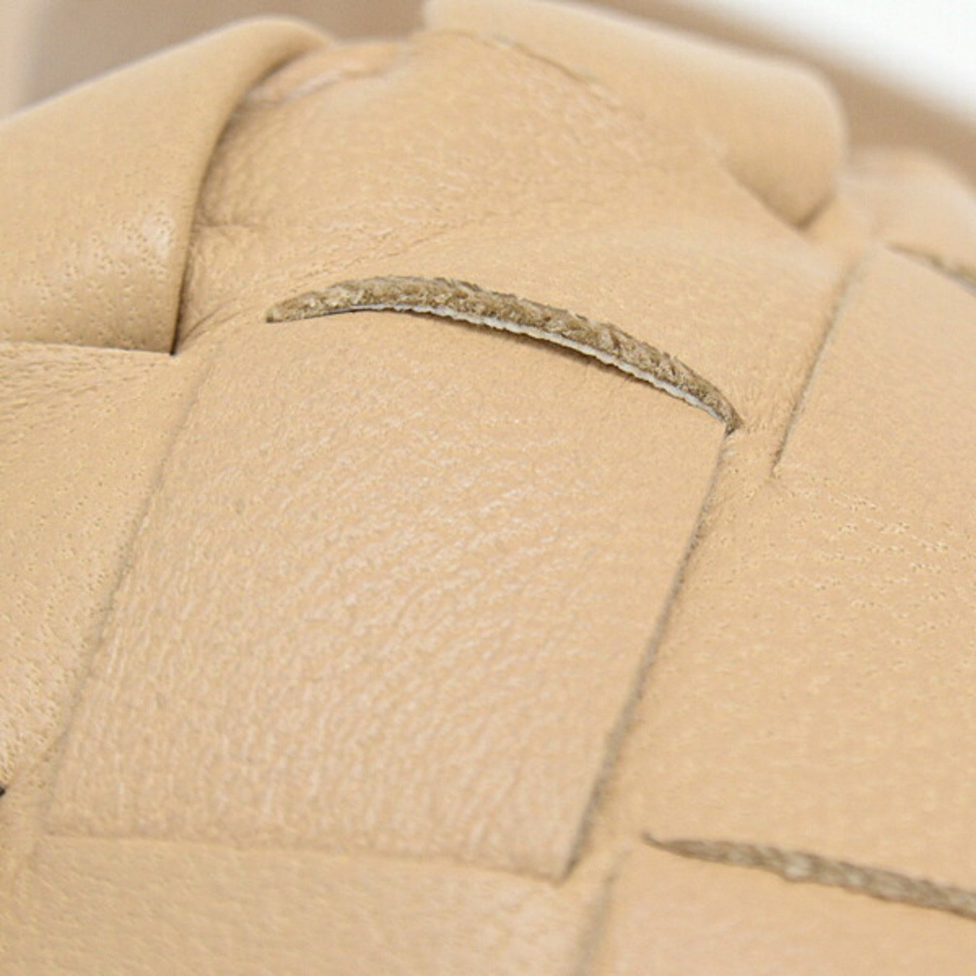 Bottega Veneta Intrecciato, Beige, Leather, shoulder