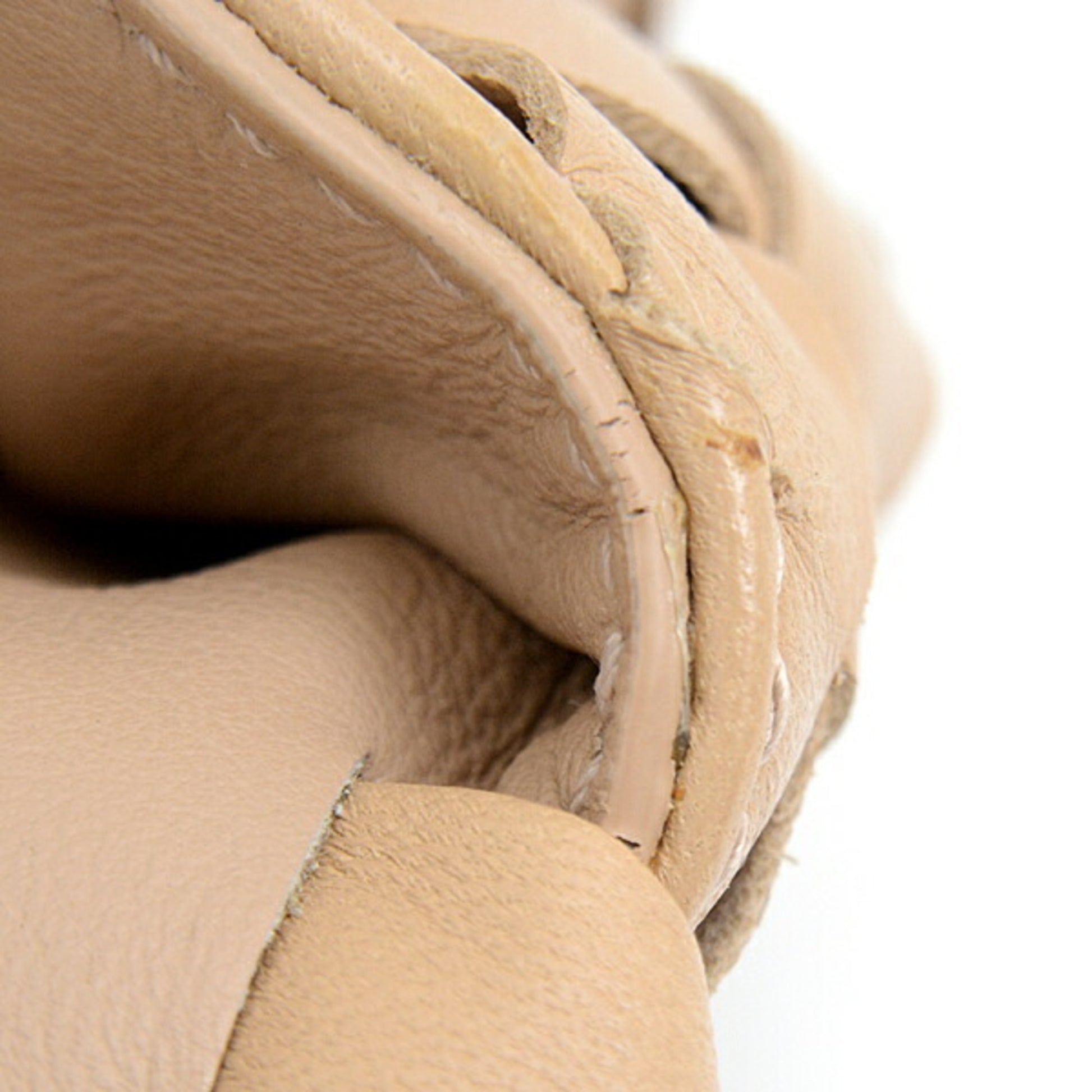 Bottega Veneta Intrecciato, Beige, Leather, shoulder