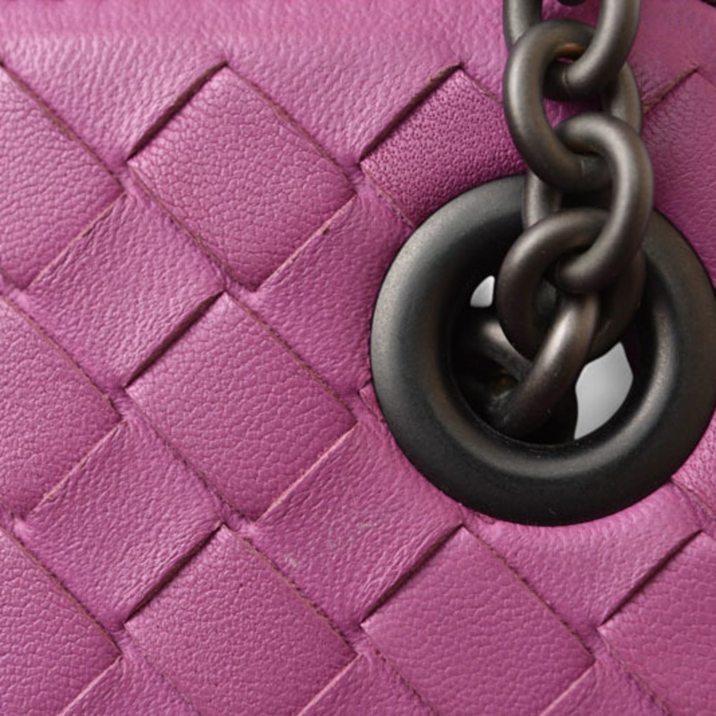 Bottega Veneta Intrecciato, Purple, Leather, shoulder