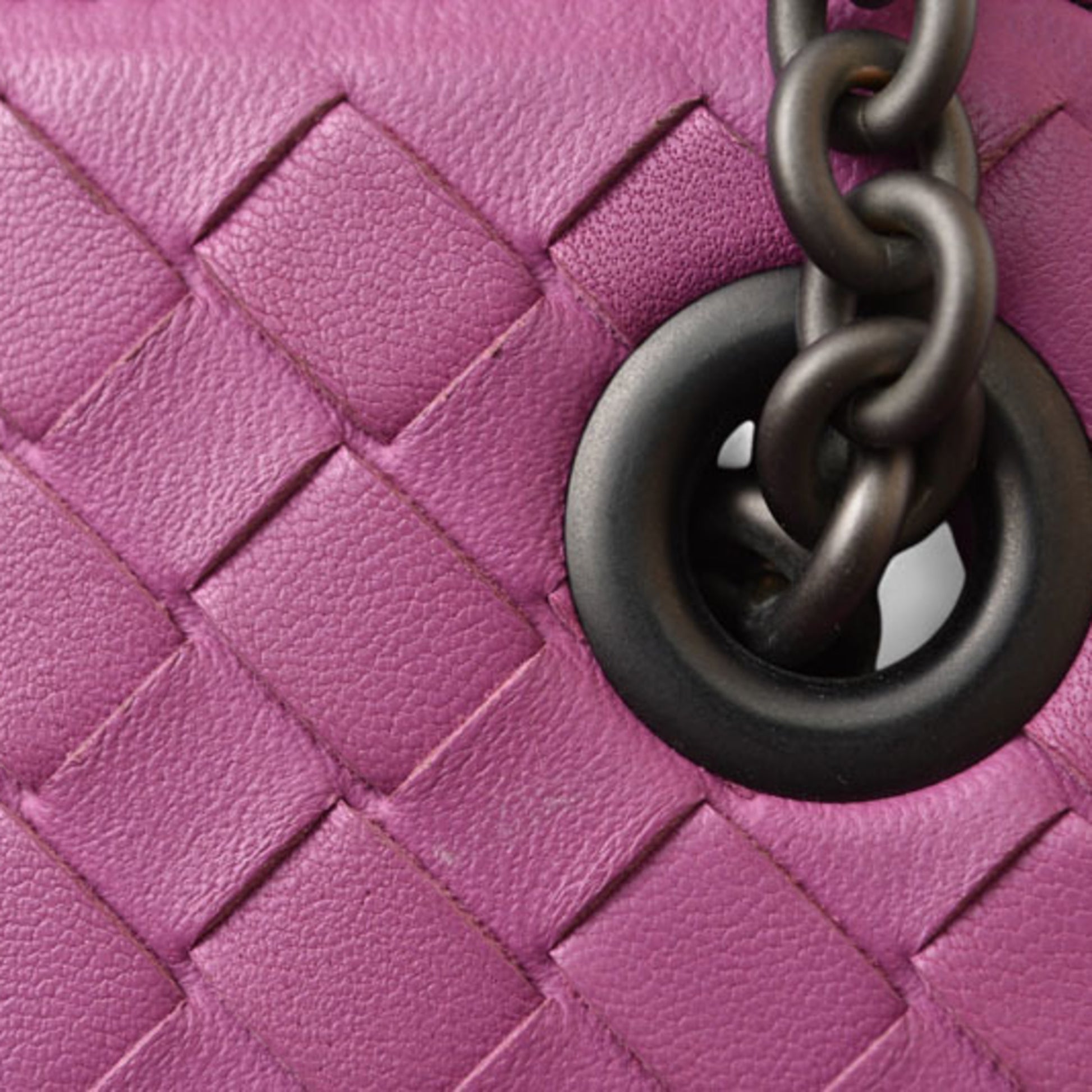 Bottega Veneta Intrecciato, Purple, Leather, shoulder