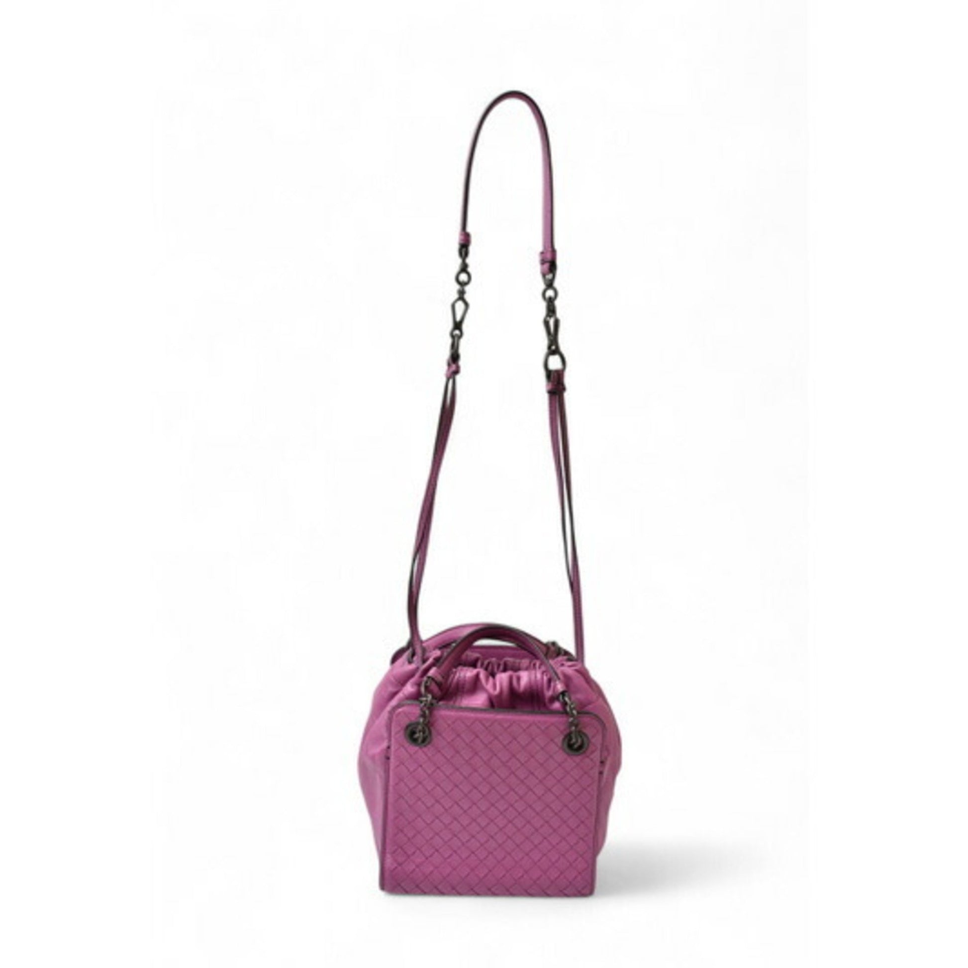 Bottega Veneta Intrecciato, Purple, Leather, shoulder