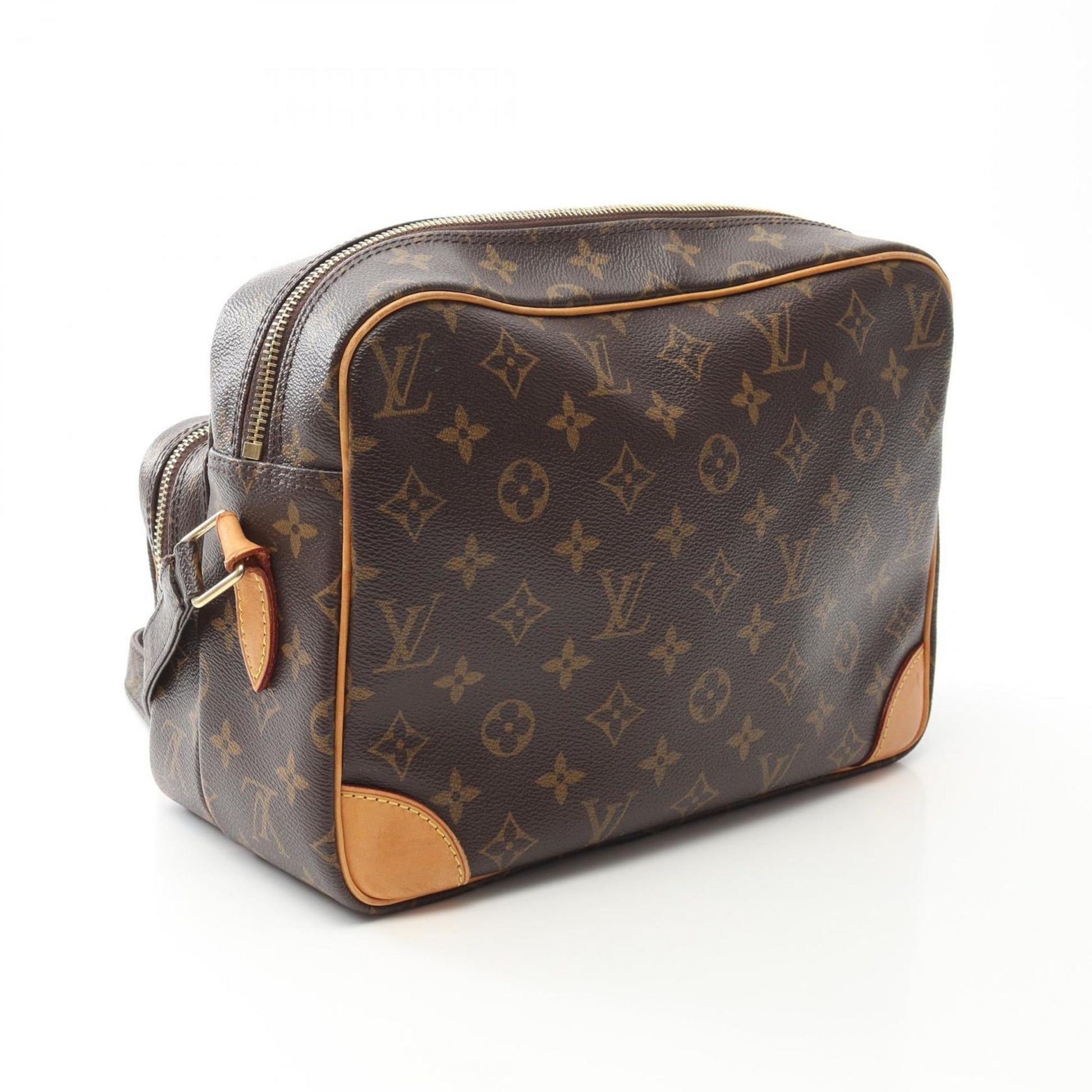 Louis Vuitton Nile, Brown, Canvas, shoulder