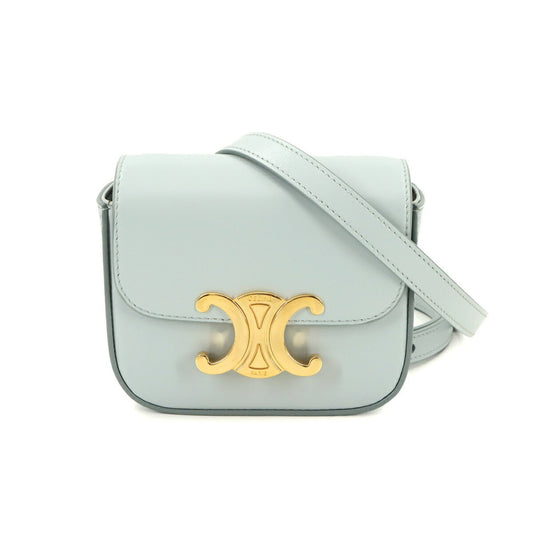 Céline Claude, Blue, Leather, shoulder
