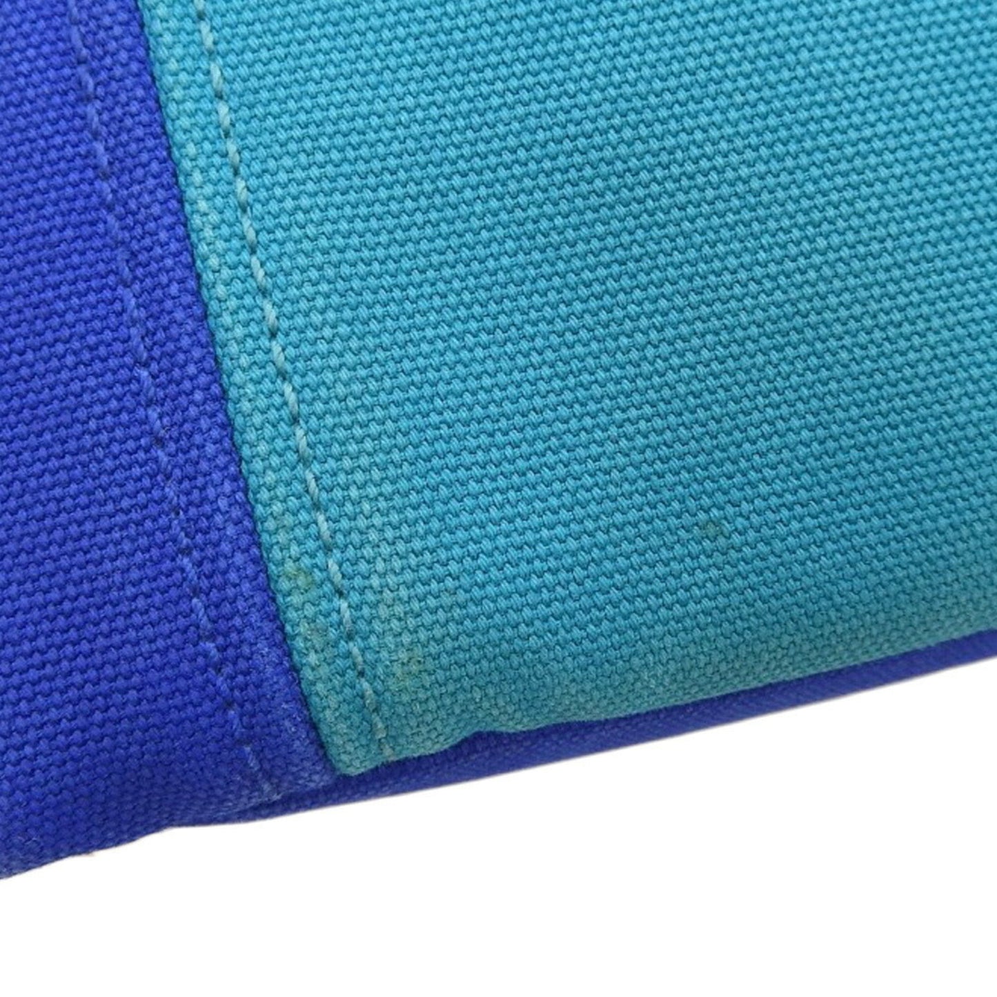 Prada Canapa, Blue, Canvas, handbag