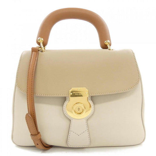 Burberry Dk 88, Beige, Leather, handbag