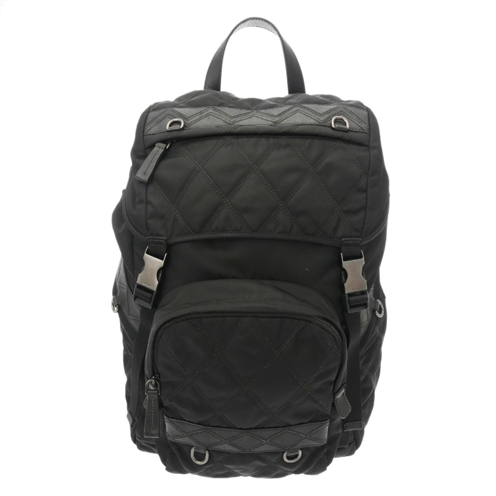 Prada Re-Nylon, Black, NYLON, backpack