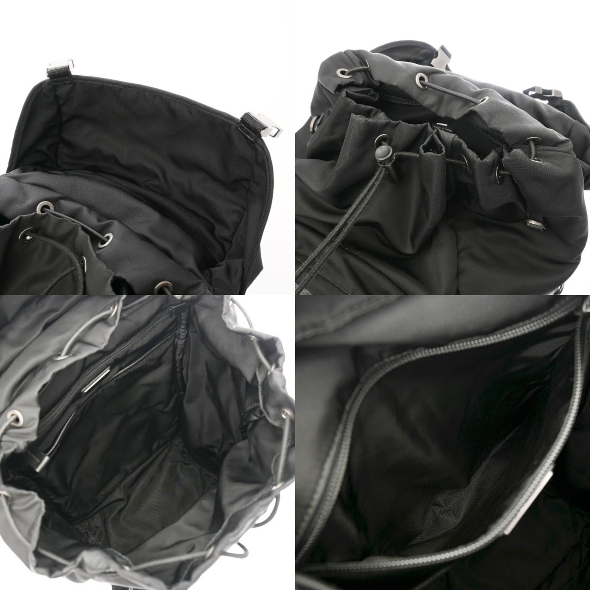 Prada Re-Nylon, Black, NYLON, backpack