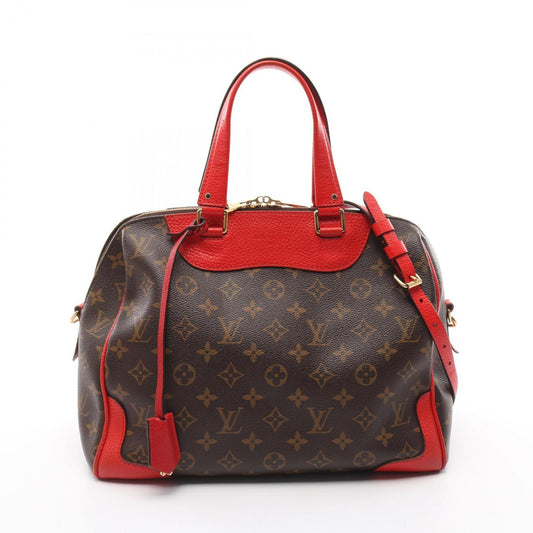 Louis Vuitton Retiro Pm, Brown, Canvas, handbag