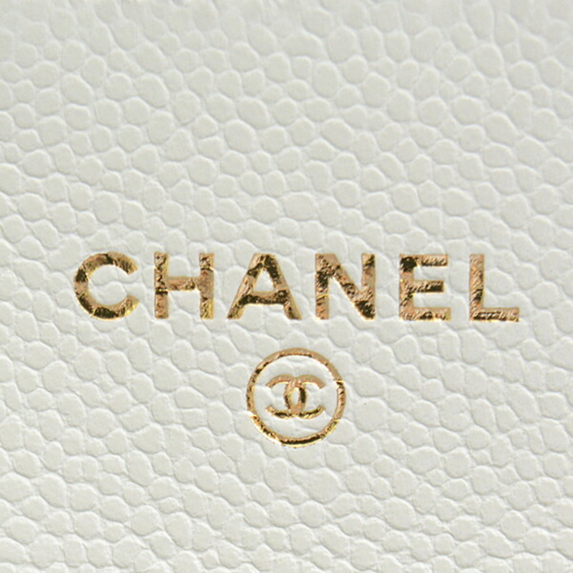 Chanel, Grey, Leather, wallet