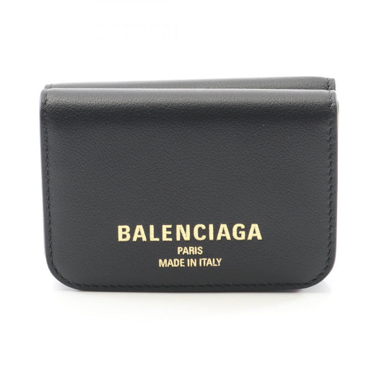 Balenciaga Cash mini wallet, Black, Leather, wallet