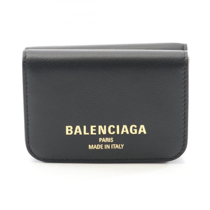 Balenciaga Cash mini wallet, Black, Leather, wallet