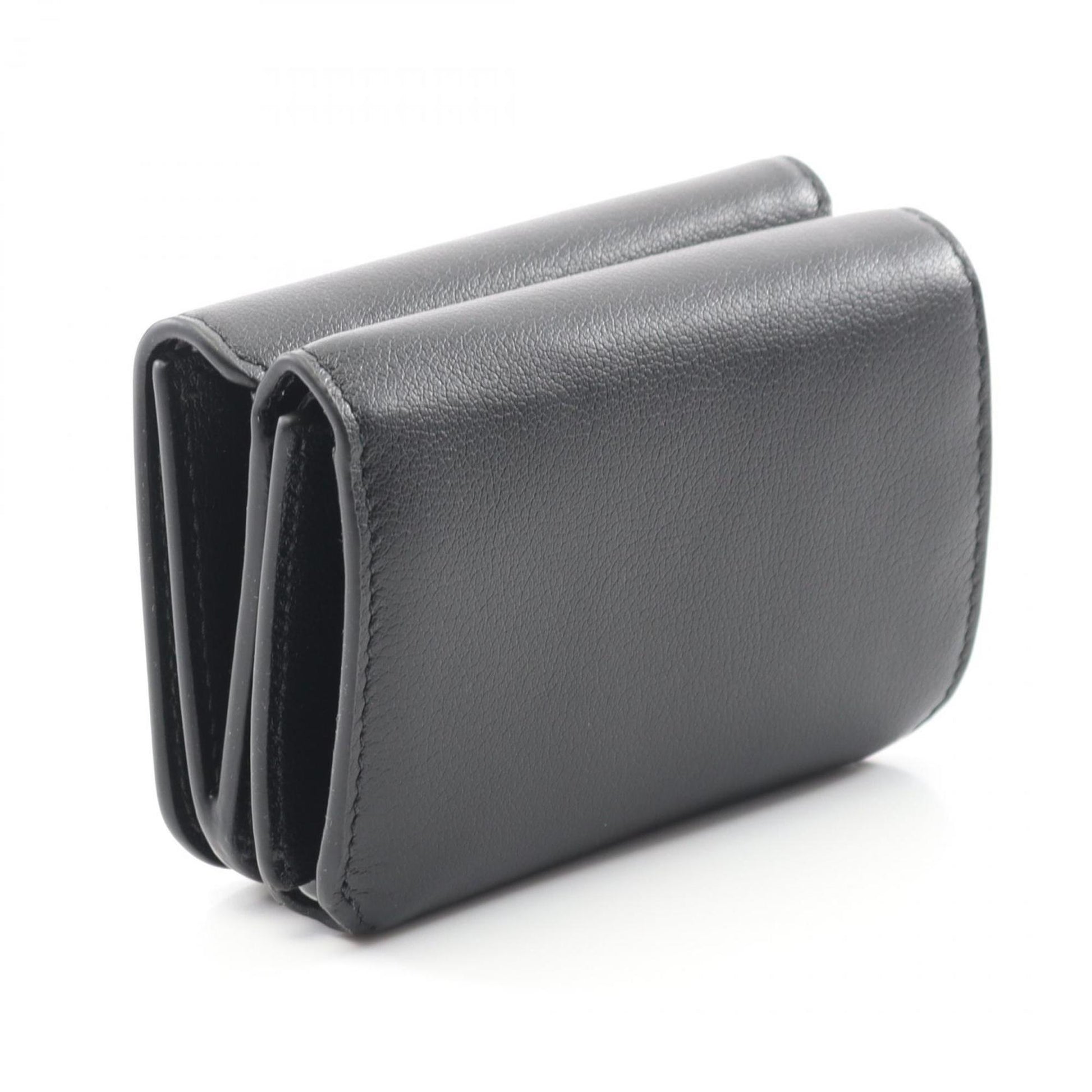 Balenciaga Cash mini wallet, Black, Leather, wallet