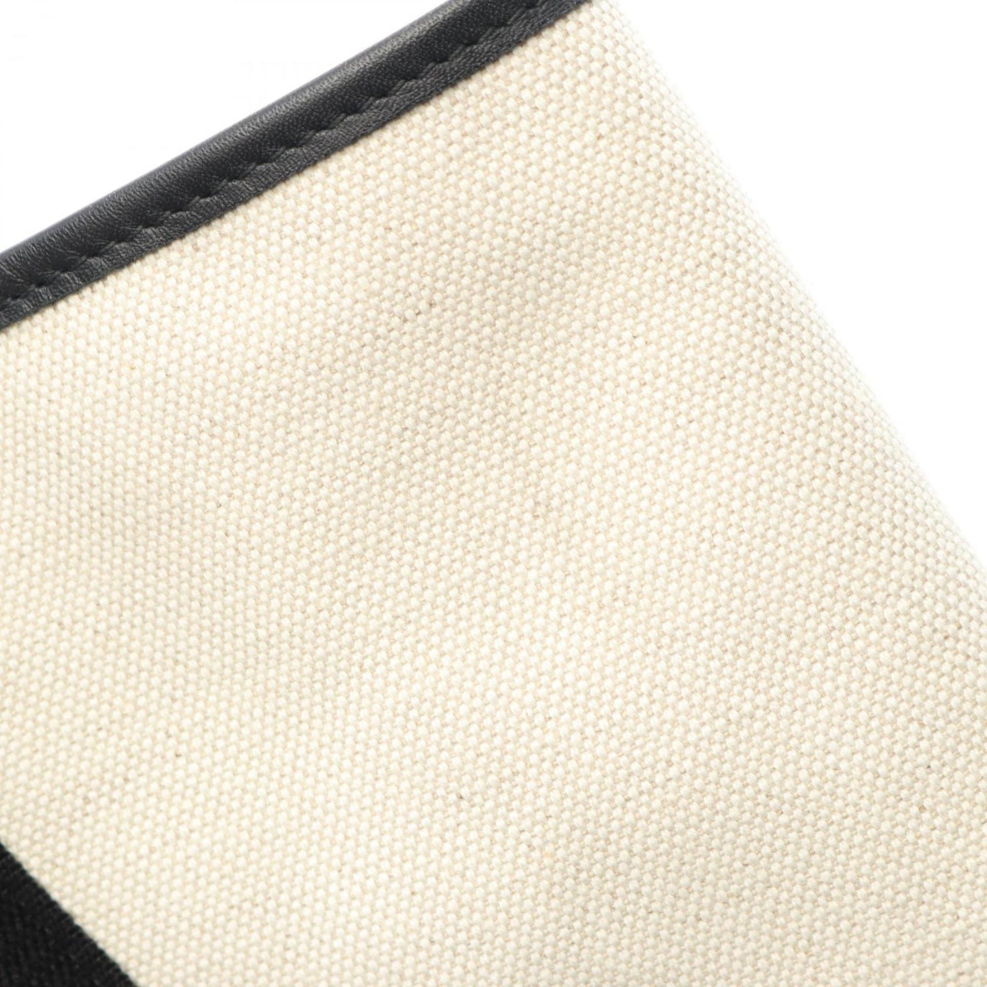 Balenciaga Navy Cabas, White, Canvas, tote