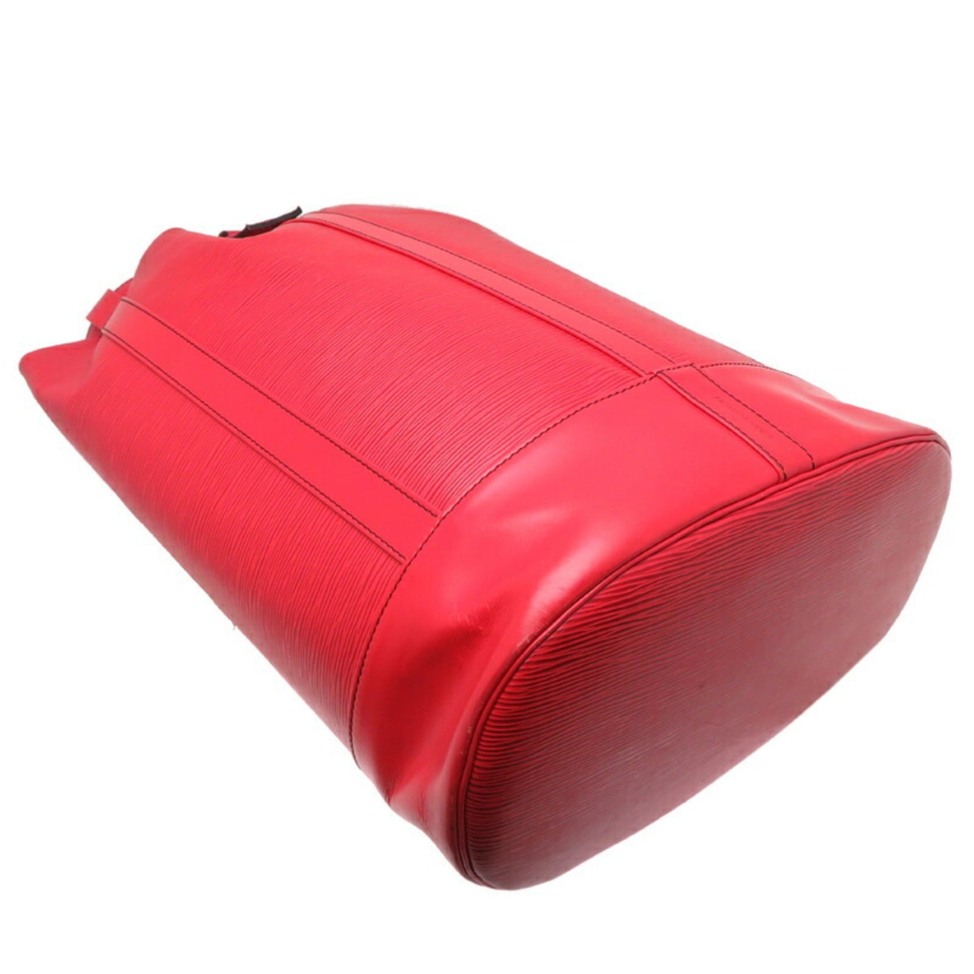 Louis Vuitton Randonnée, Red, Leather, shoulder