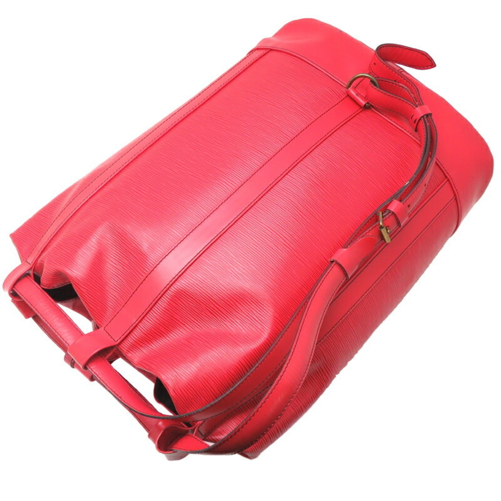 Louis Vuitton Randonnée, Red, Leather, shoulder