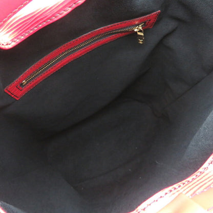 Louis Vuitton Randonnée, Red, Leather, shoulder