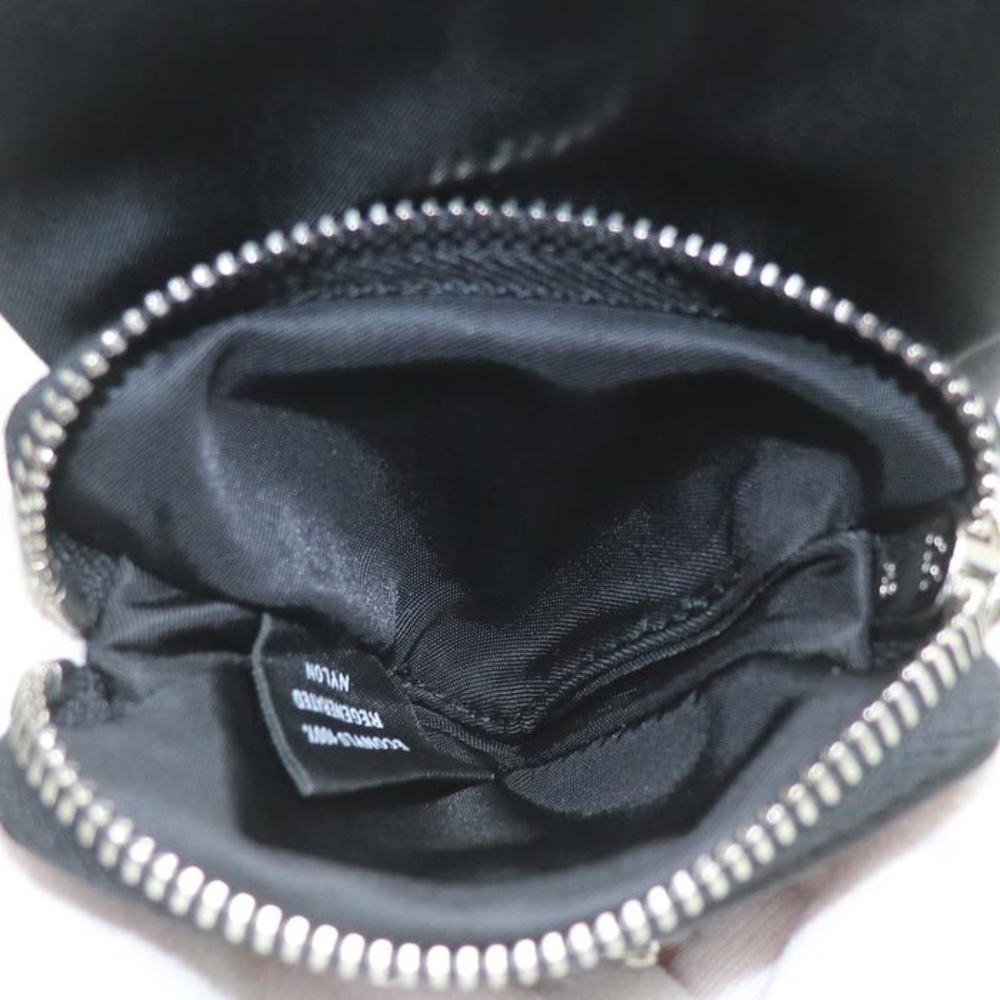 Prada Triangle Logo, Black, Leather, gloves