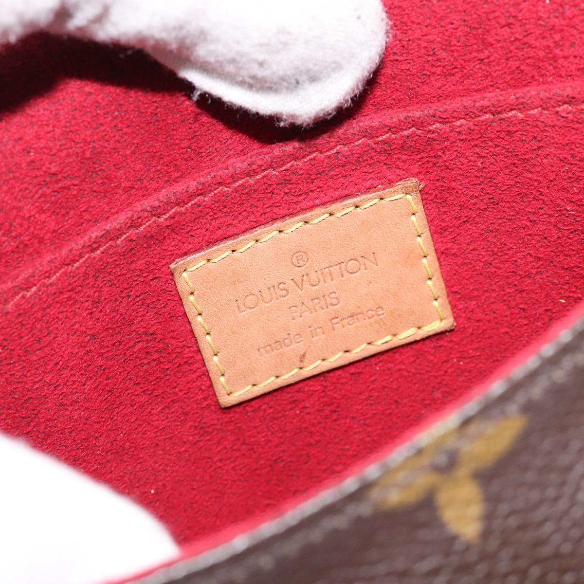 Louis Vuitton Tambourine, Brown, Canvas, shoulder