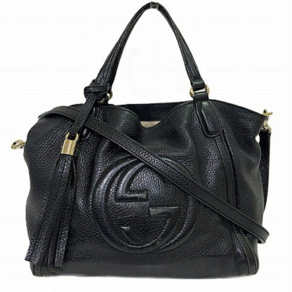 Gucci Soho, Black, Leather, shoulder