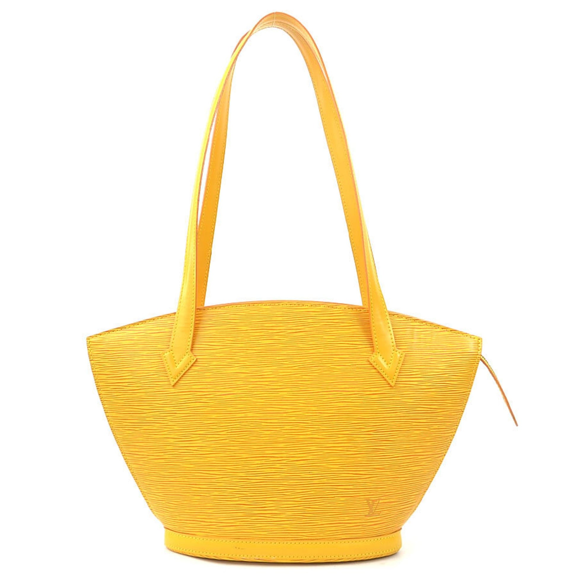 Louis Vuitton Saint Jacques, Yellow, Leather, shoulder