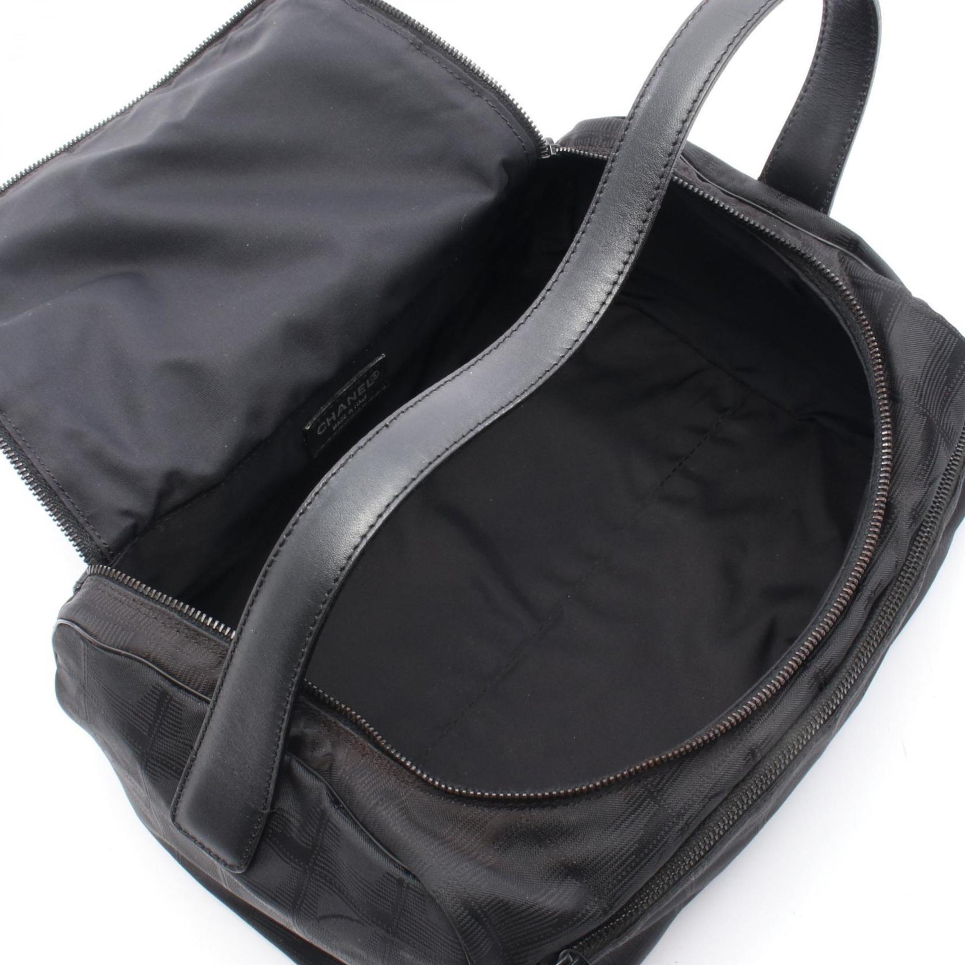 Chanel Travel line, Black, NYLON, handbag