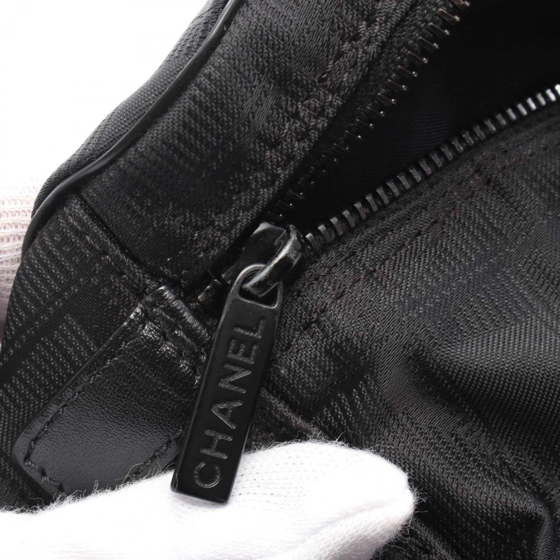 Chanel Travel line, Black, NYLON, handbag
