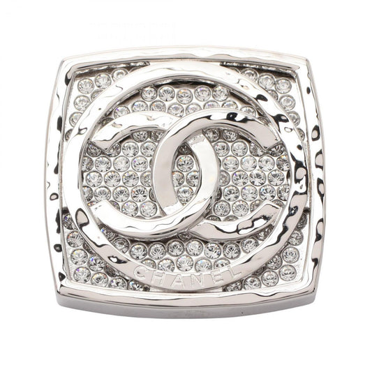 Chanel Coco Mark, Silver, Steel, brooch