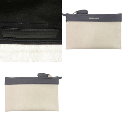 Balenciaga Navy Cabas, Beige, Canvas, handbag