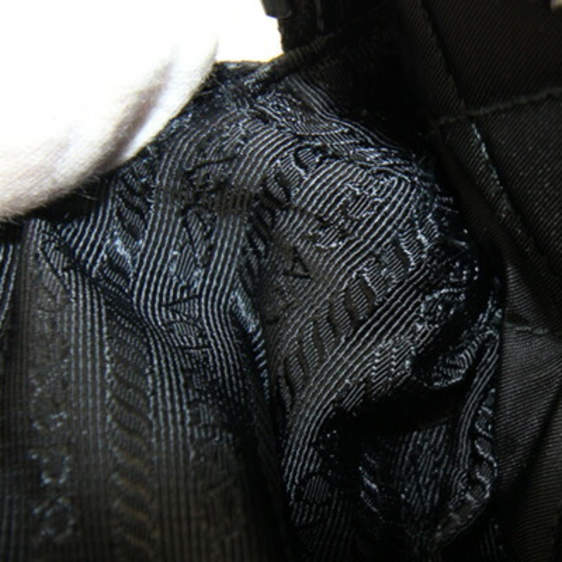 Prada Tessuto, Black, NYLON, shoulder