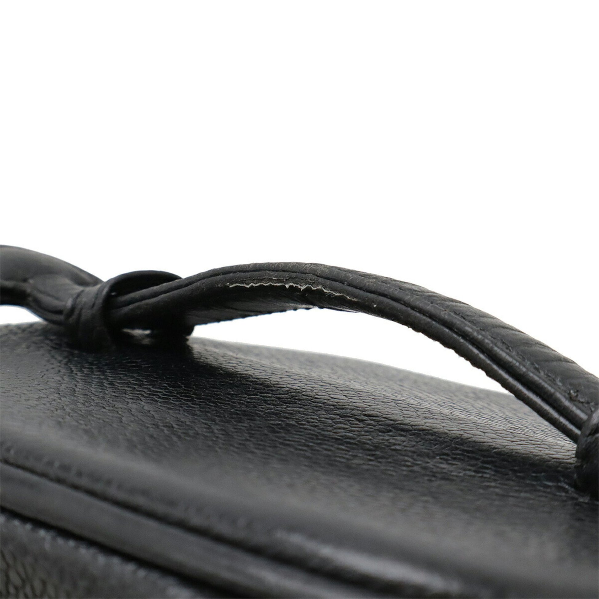 Chanel Vanity, Black, Leather, handbag