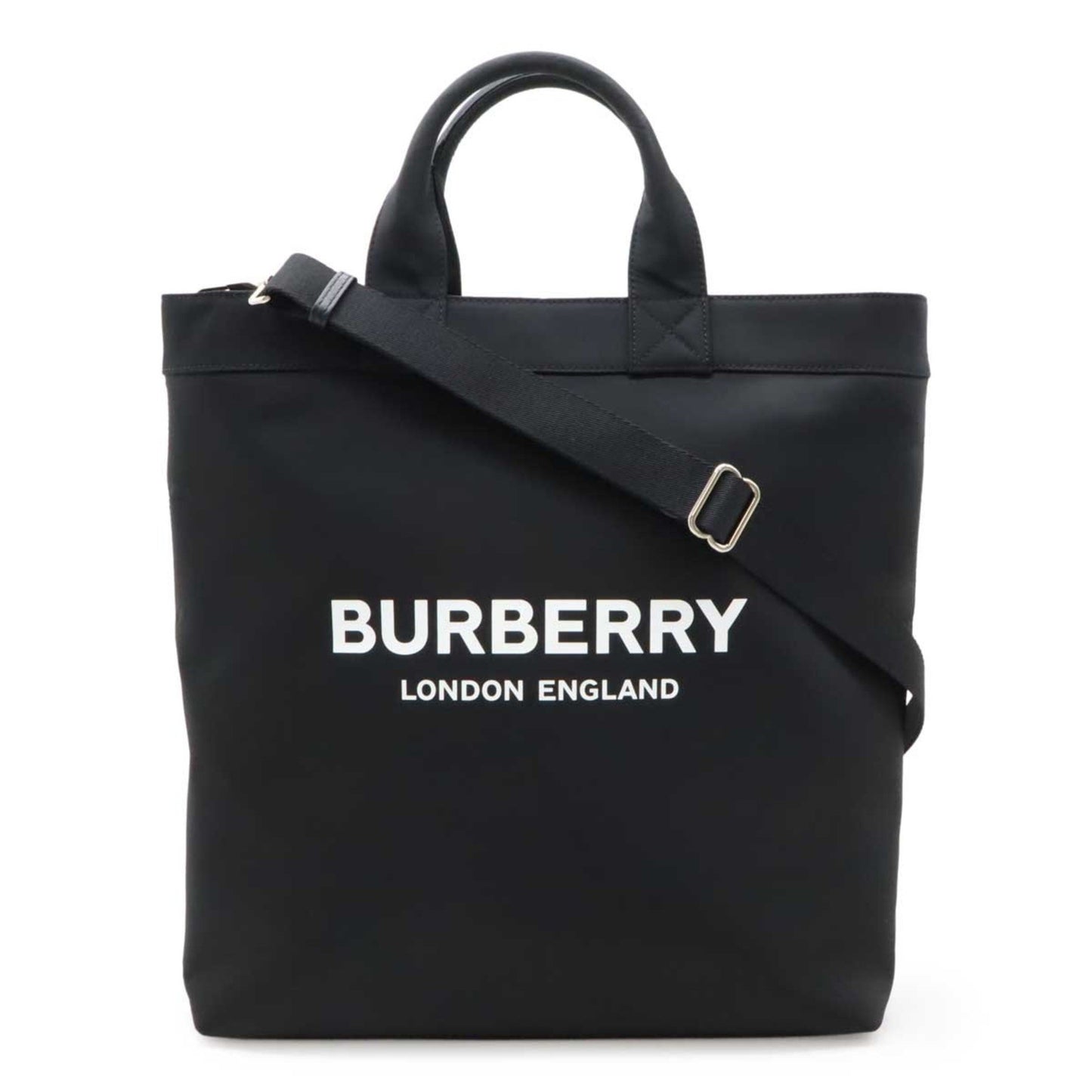Burberry, Black, NYLON, tote