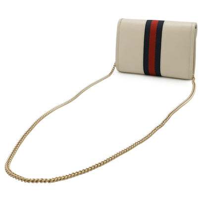 Gucci Tiger, White, Leather, shoulder