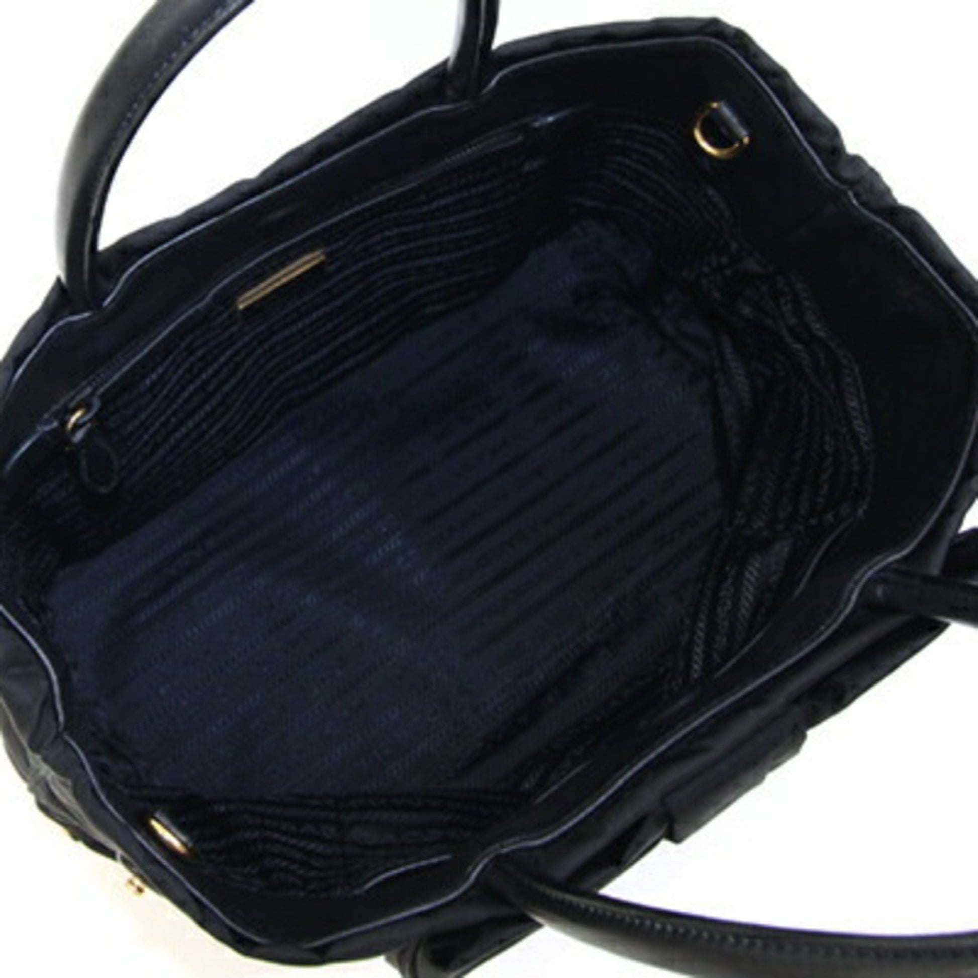 Prada Re-Nylon, Black, NYLON, handbag