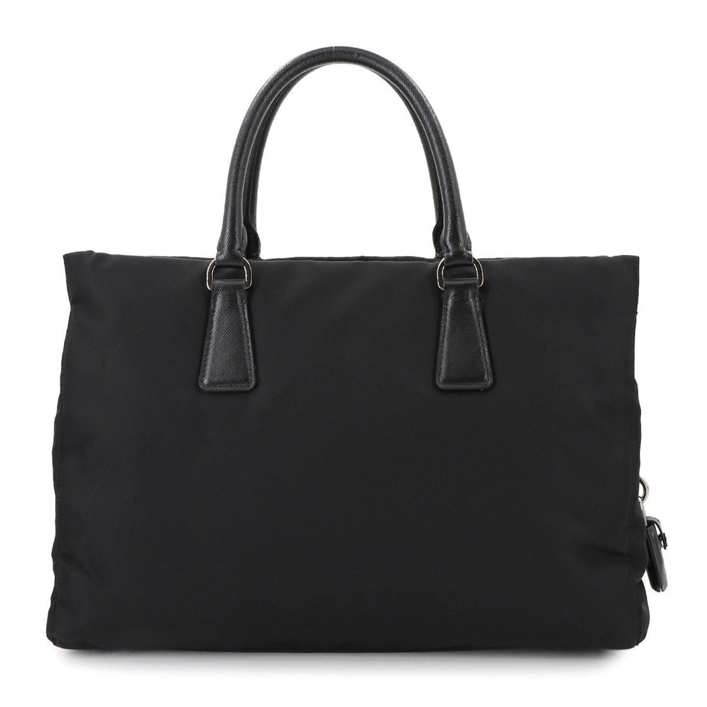 Prada Saffiano, Black, NYLON, tote