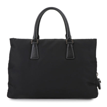 Prada Saffiano, Black, NYLON, tote