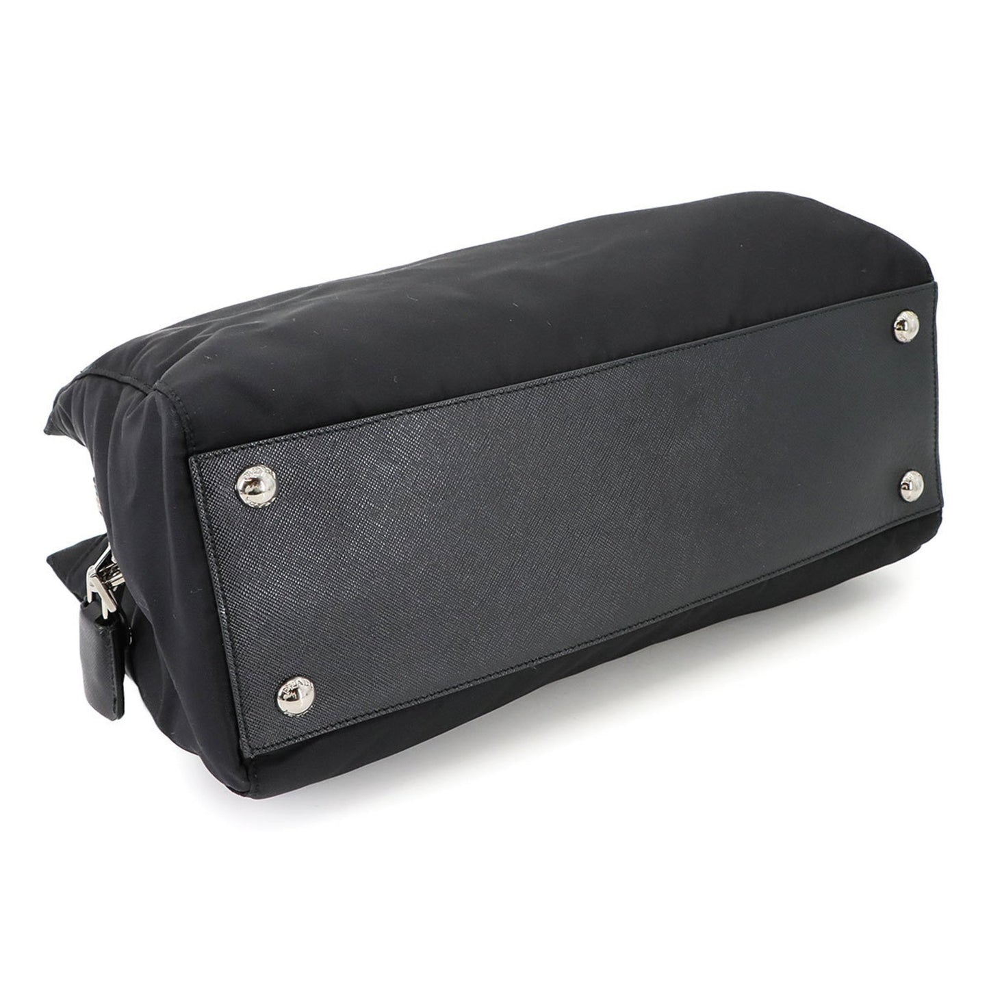 Prada Saffiano, Black, NYLON, tote