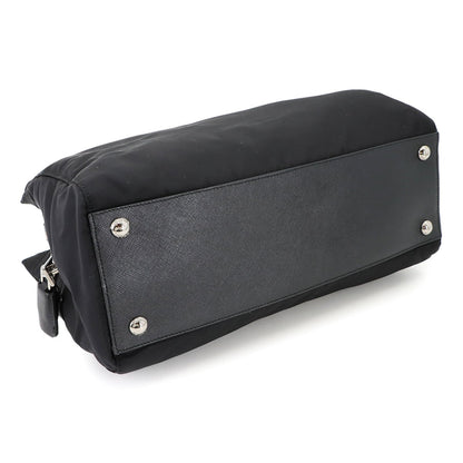 Prada Saffiano, Black, NYLON, tote