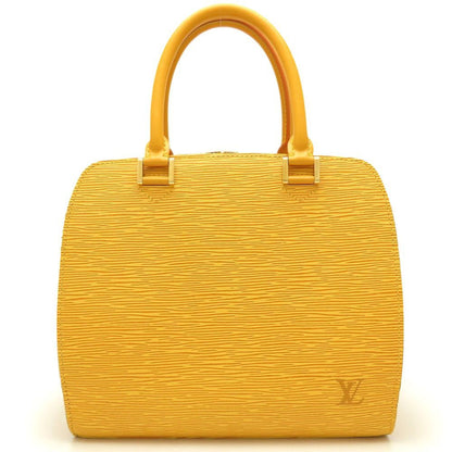 Louis Vuitton Pont Neuf, Yellow, Leather, handbag