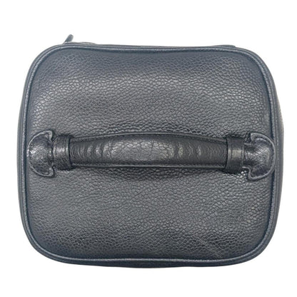 Chanel Vanity, Black, Leather, clutch