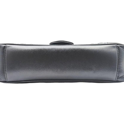 Gucci GG Marmont, Black, Leather, shoulder