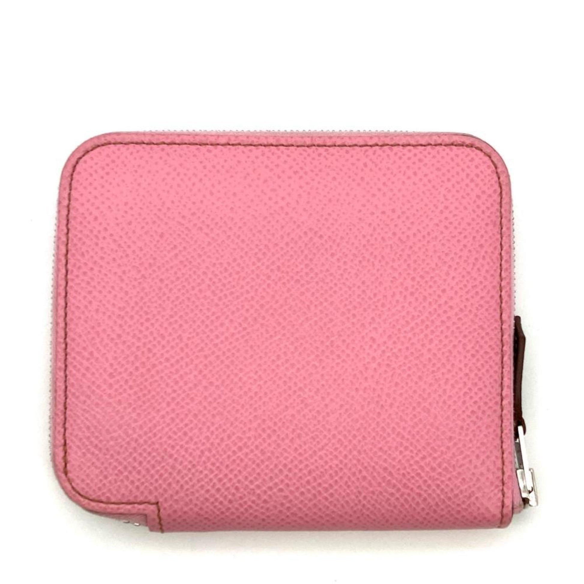 Hermès Silk'In, Pink, Leather, wallet
